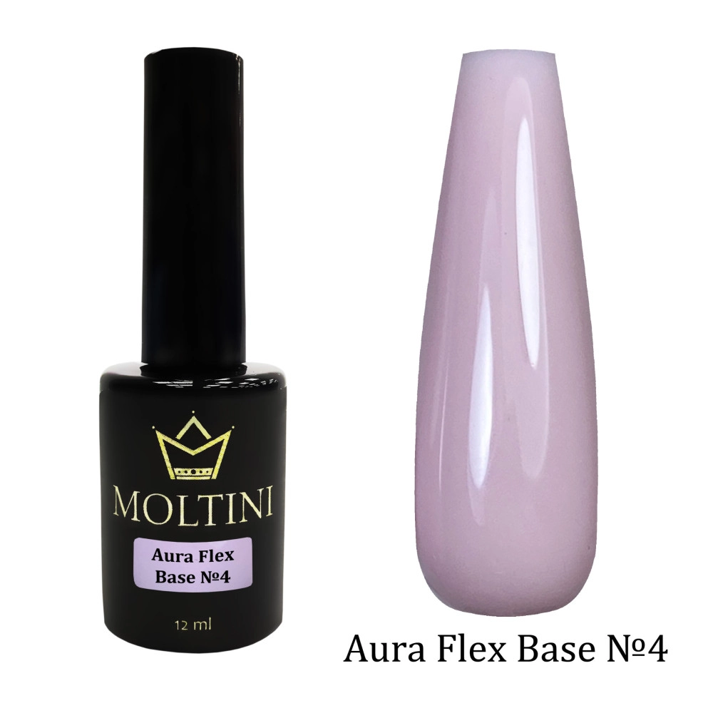 MOLTINI База бескислотная Aura Flex  № 4. 12 мл.